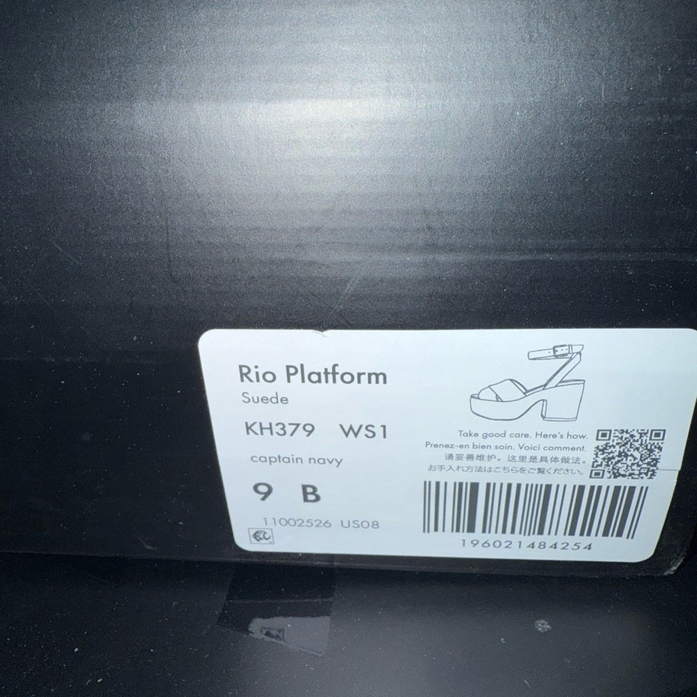 Kate Spade Rio Platform Heels in Navy